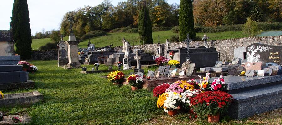 Photographie d’un des cimetières de la commune