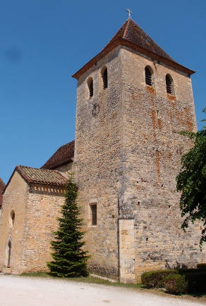 Le clocher de l’église